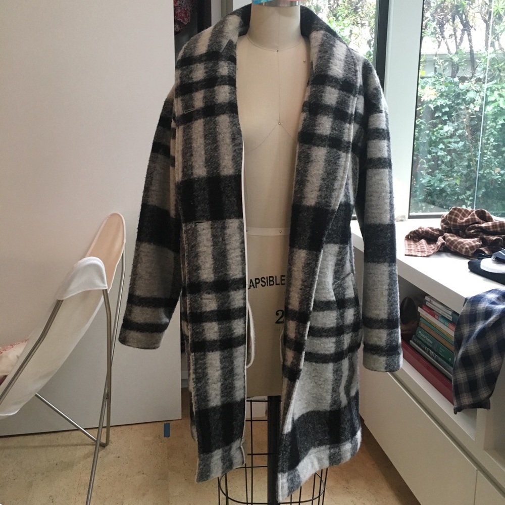 Plaid coat
